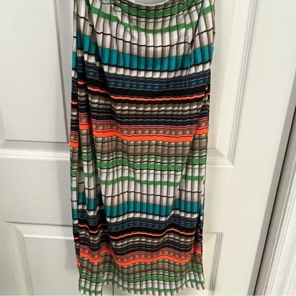 THE SANG MultiColor Brallete Style Tube Top With Pull String Front Bodycon Dress - Picture 10 of 12